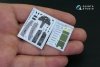 Quinta Studio QD48143 A-10A 3D-Printed & coloured Interior on decal paper (for Hobby Boss kit) 1/48